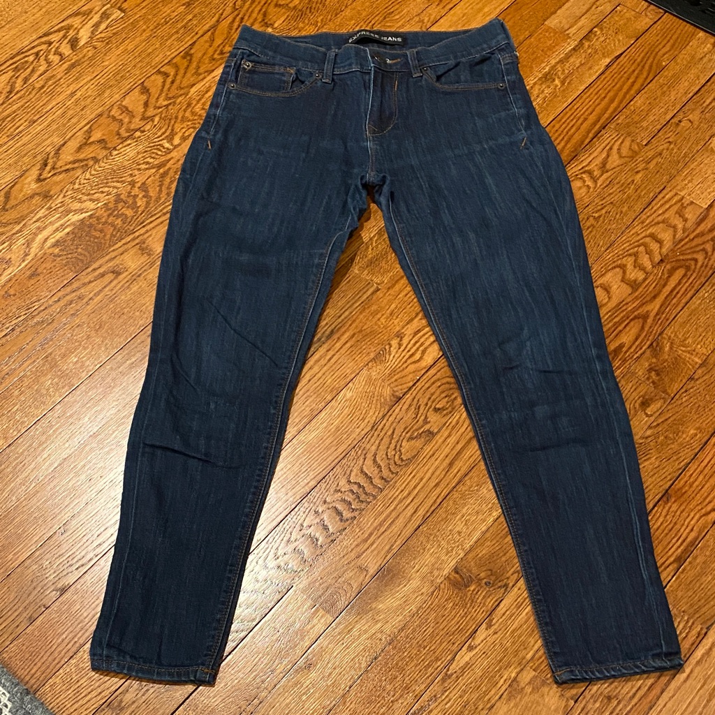 Express Women's Deep Indigo Skinny Jeans